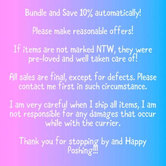 Thanks for stopping by and Happy Poshing! - Picture 1 of 1